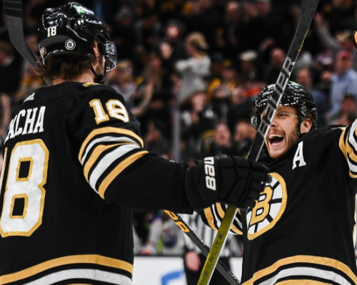 Zacha byl v NHL vyhlášen druhým nejlepším hráčem za uplynulý týden