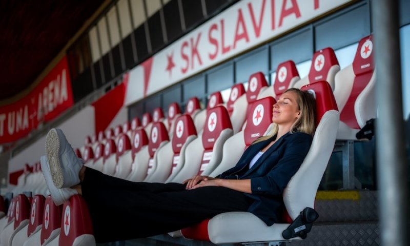 Děvčata ve Slavii jsou boží a jsem ráda, že se stávám jejich patronkou, říká Votíková. Proč odmítla Juventus?