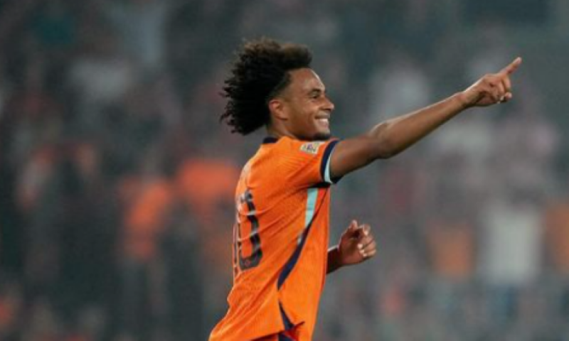Dobrá zpráva pro United. Zirkzeemu stačilo k brance při debutu za Nizozemsko v základní sestavě třináct minut