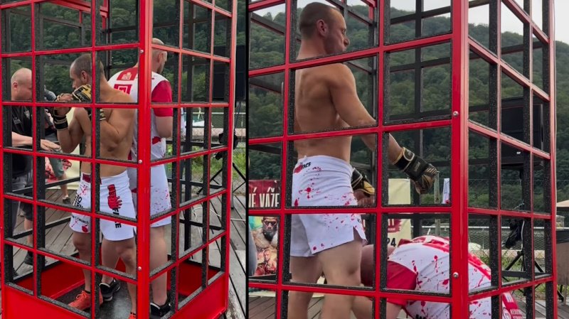 RedFace přináší násilí v malém balení. Box v telefonní budce je světovým hitem