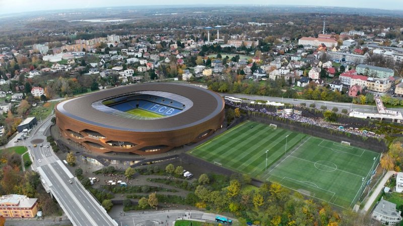 Baník se pochlubil podobou nového stadionu. Ikonické Bazaly budou mít kapacitu okolo 20 000 míst